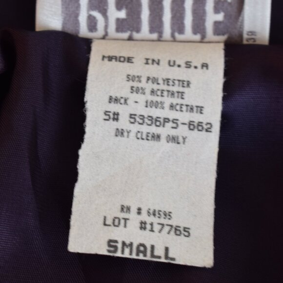 Vintage Striped Polyester/Acetate Vest by Petite Sophisticate size Small - Picture 13 of 13